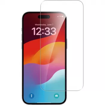 Proteção de ecrã 4smarts 540595 para Apple iPhone 15 vidro temperado à prova de choque