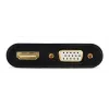Gembird A-HDMIM-HDMIFVGAF-01 adaptador HDMI macho para HDMI fêmea + VGA fêmea com áudio e porta de alimentação