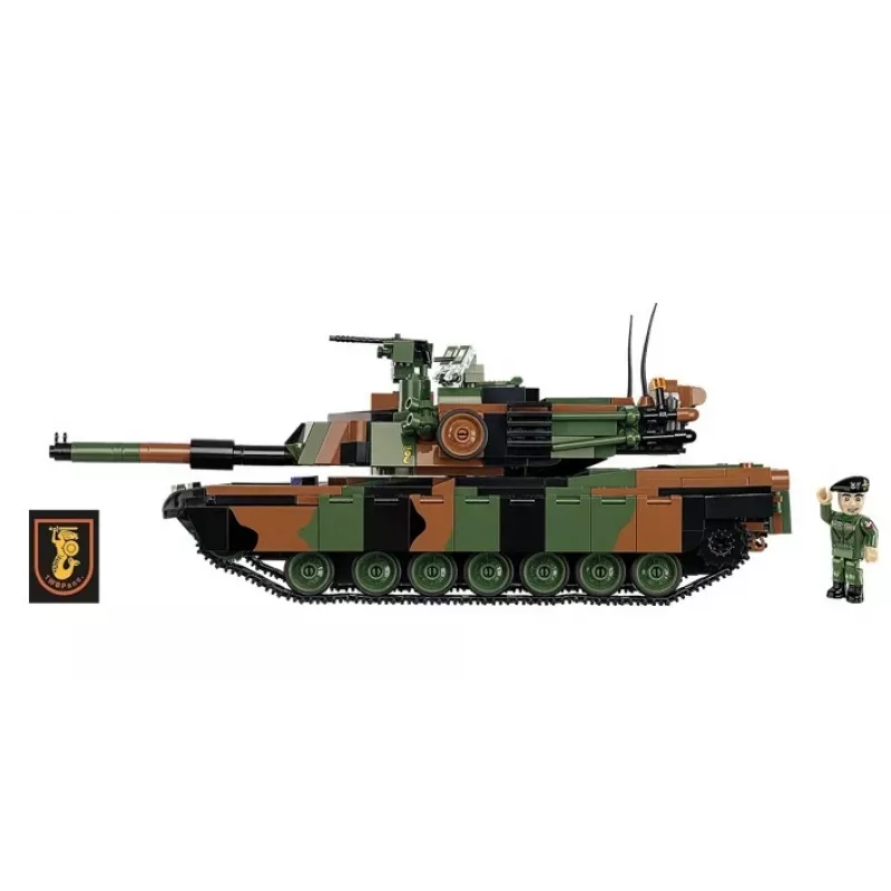 Conjunto de construção Cobi M1A2 SEPV3 Abrams modelo com 1.065 blocos