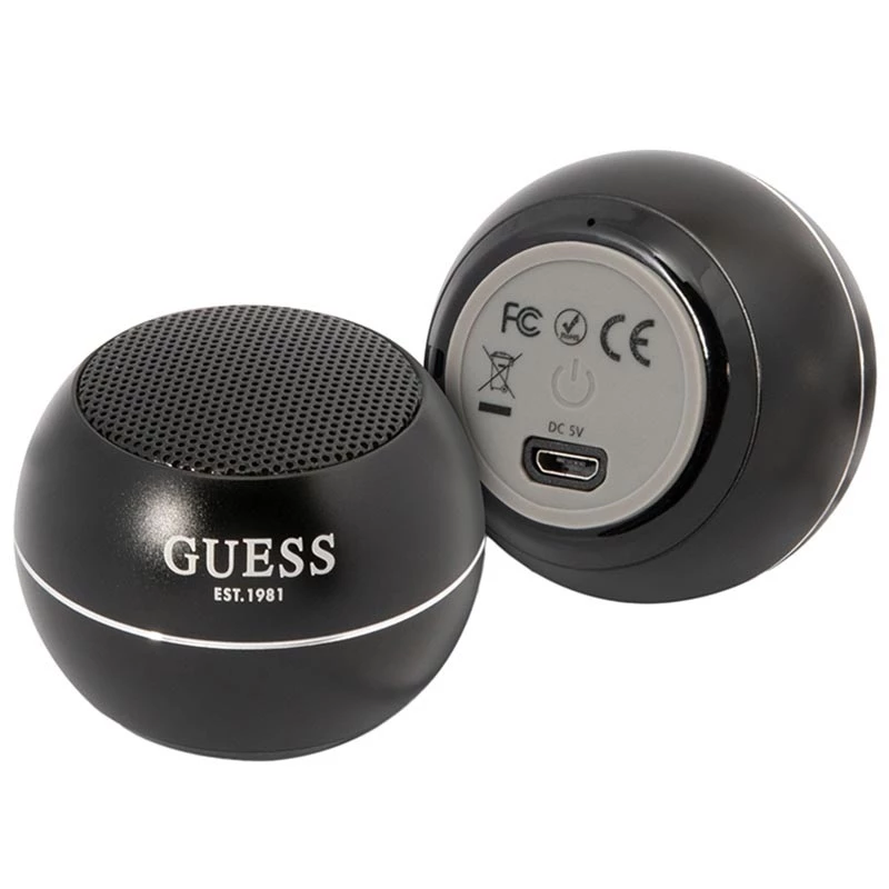 Altifalante portátil Guess Mini Bluetooth 3 W preto