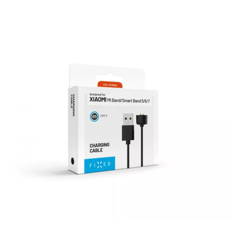 Cabo de carregamento FIXED para Xiaomi Mi Band 5/6/7 — USB-A para conector proprietário, 1 m