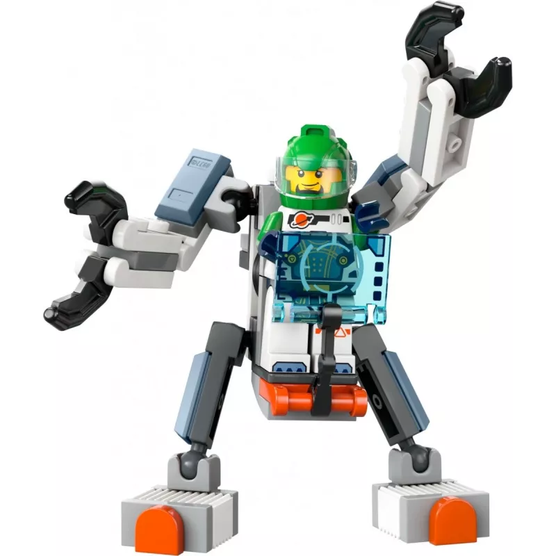 Brinquedo de construção LEGO City mech de exploração espacial 30694 com braços e pernas móveis