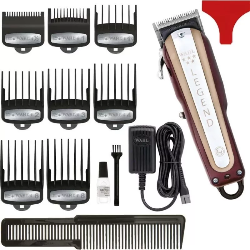 WAHL Cordless Legend Burgundy, Silver iões de lítio (Li-Ion)