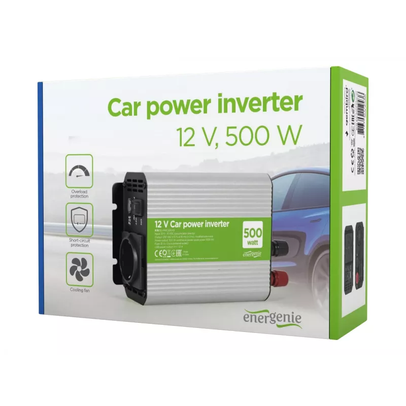 Conversor de tensão para automóvel 12V 500W