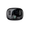 Transmissor FM Baseus SUP0004410 87,5–108 MHz Bluetooth USB preto