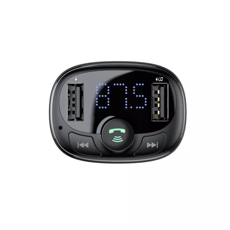 Transmissor FM Baseus SUP0004410 87,5–108 MHz Bluetooth USB preto