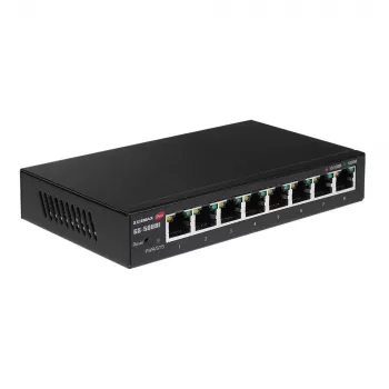 Switch de rede Edimax GS-5008E gerido Gigabit Ethernet (10/100/1000) preto
