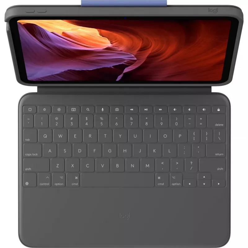Teclado para dispositivos móveis Logitech 920-011200 QWERTZ alemão Smart Connector grafite