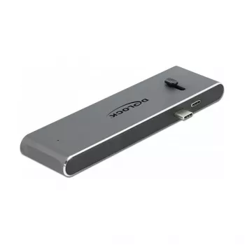 Docking station DeLOCK Dual USB Type-C com HDMI USB 3.2 SD PD 3.0
