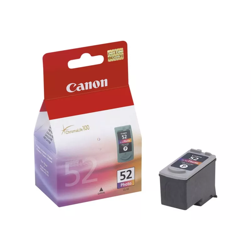 Canon CL-52 Cartucho de tinta fotográfica, ciano claro/magenta claro/preto (0619B001)
