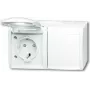 BUSCH JAEGER 2084-0-0723 - CEE 7/3 - 2P+E - branco - IP44 - 250 V - 16 A