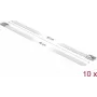 Abraçadeira de cabos DeLOCK 18824 aço inoxidável branco 500mm 10 unid.