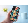Capa de proteção iKins para Samsung Galaxy S20+ Mosaico preto