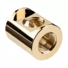 EK Water Blocks EK-Quantum Torque divisor em T 3x G1/4 fêmea, dourado