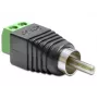 Adaptador RCA DeLOCK 65417 preto verde prateado