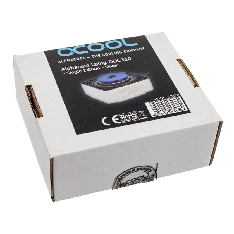 Alphacool Laing DDC310 bomba, Single Edition, prateada