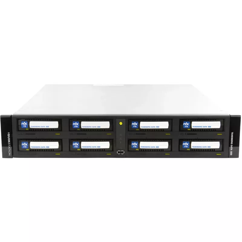 Tandberg RDX QuikStation 8 RM 8-bay 2x 10Gb Ethernet 2U NOVO