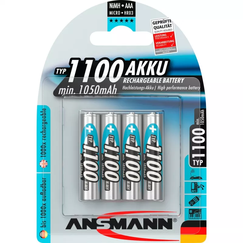 Pilha doméstica AAA Ansmann 5035232
