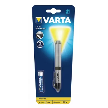 Varta -LEDPL - luz intermitente com pino - prateado - alumínio - LED - 1 lâmpada - 3 lm