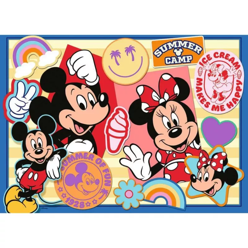 Puzzle Ravensburger Disney Mickey and Friends – 200 peças, puzzle para crianças