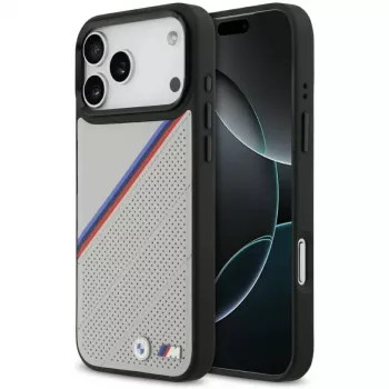 BMW | tampa traseira | Apple | iPhone 17 Pro Max | pele | cinzento | MagSafe