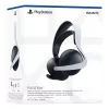 Headset Sony PULSE Elite com fios e sem fios arco de cabeça gaming Bluetooth base de carregamento preto, branco