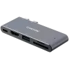 Hub CANYON DS-5 5 em 1 Thunderbolt 3 4K cinzento-espacial