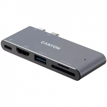 Hub CANYON DS-5 5 em 1 Thunderbolt 3 4K cinzento-espacial