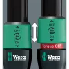 Wera Click-Torque Lock C3 05075692001 chave dinamométrica com roquete reversível, 1/2 polegada, 40–200 Nm, preto/verde
