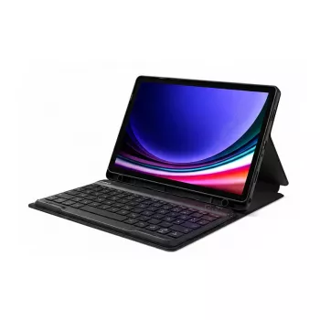 Capa folio para tablet Inateck N0028_Schwarz para Galaxy Tab A9+/A9 Plus 27,9 cm (11 polegadas) – 3 modos de suporte, Bluetooth