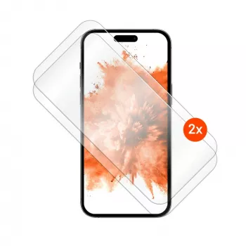 Vidro temperado protetor de ecrã FIXED para Apple iPhone 17 Pro — 2 unidades, bordo arredondado 2,5D