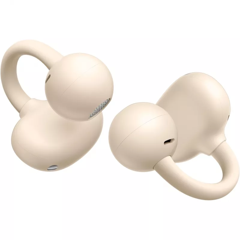 Headset intra-auricular HUAWEI FreeClip – TWS Bluetooth, intra-auricular, peso 5,6 g, bege