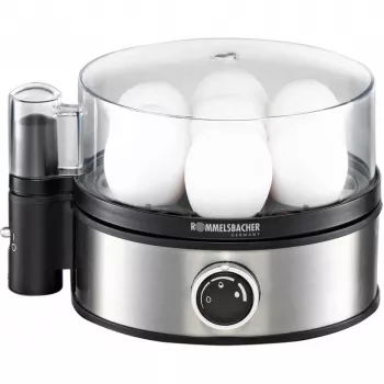 ROMMELSBACHER ER 400 - Ovoqueira - 400 W - aço inoxidável/preto