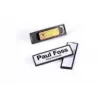 Durable CLIP-CARD - Placa de Nome - para 17 x 67 mm - Magnético - Preto (Pack de 25)