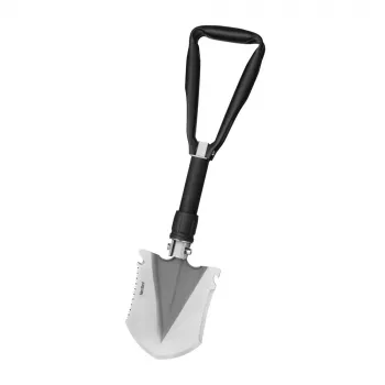 Pá dobrável Nextool NE20033 – mini pá multifuncional compacta, fechada 20,6 cm, aberta 50,3 cm, peso 797 g, largura 128 mm