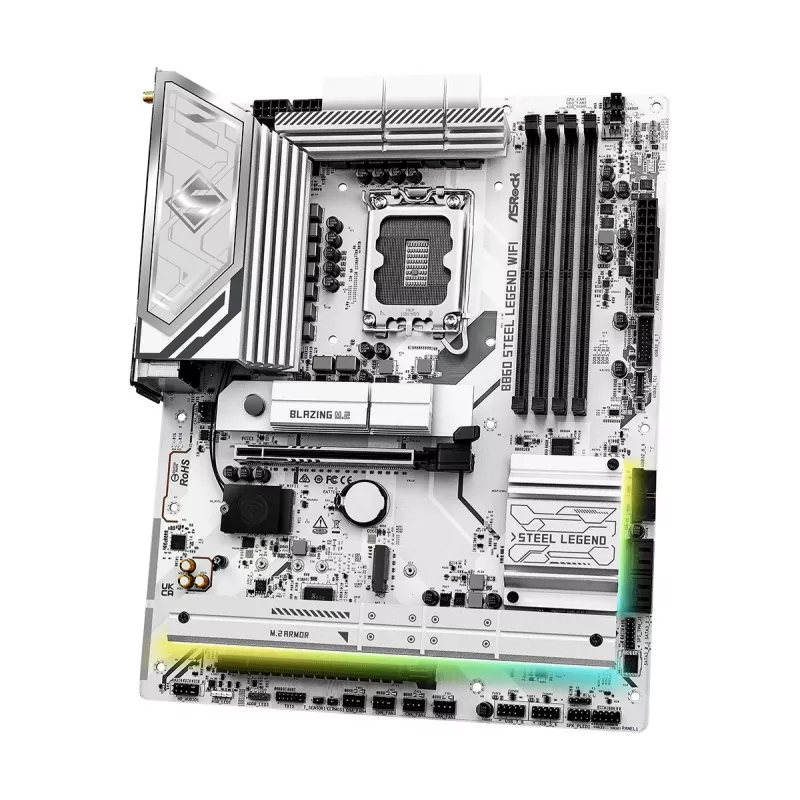 ASRock B860 Steel Legend WiFi Placa-mãe ATX