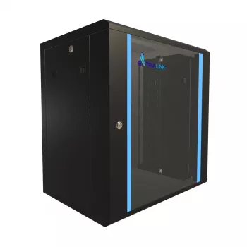 Armário de parede Extralink Extralink Rackmount cabinet 12U 600x450 preto