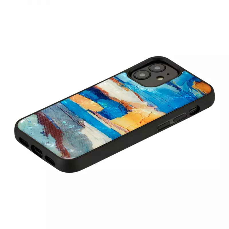 Capa de proteção iKins para Apple iPhone 12 mini – azul-céu