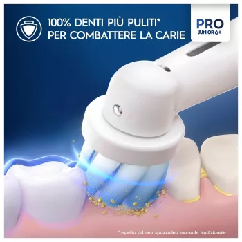 Escova de dentes elétrica rotativa Oral-B PRO Junior Frozen
