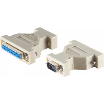 Adaptador Sub-D ShiverPeaks 9 pinos para 25 pinos (modelo 78421) adaptador de cabo para conectividade série