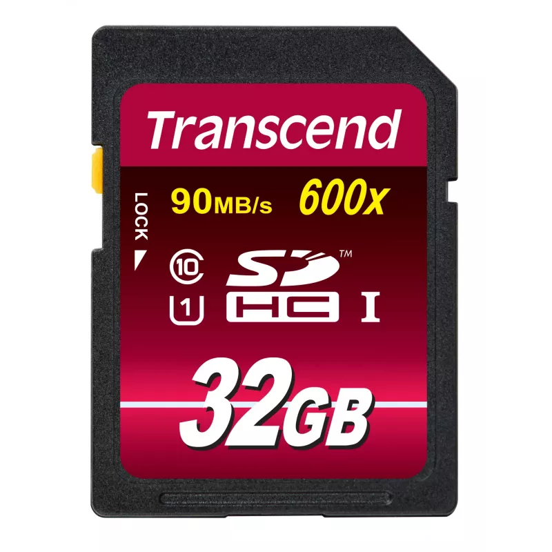 Memória flash Transcend 32 GB SDHC UHS-I 600x TS32GSDHC10U1