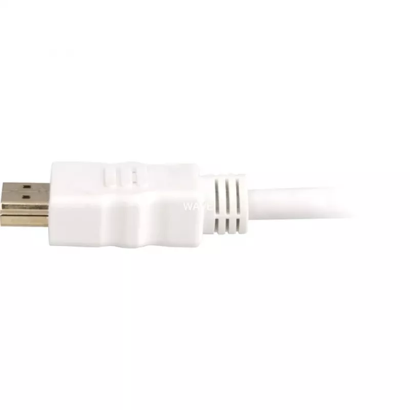 Cabo HDMI High Speed com Ethernet branco, 2 metros