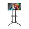 ART STO S-08A Carrinho de TV móvel com suporte para ecrãs de 30-65 polegadas, máx. 60 kg