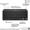 Teclado Logitech MX Keys Mini para Mac QWERTZ alemão preto cinzento