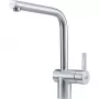 Torneira Atlas Neo bica orientável lateral HP versão aço inoxidável