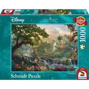 Puzzle Schmidt Spiele 4059473 — 1000 peças, desenhos animados do Livro da Selva, 693 mm de largura