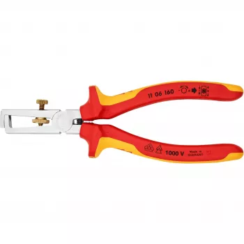 Descarnador de cabos Knipex 11 06 160 laranja, vermelho