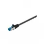 Cabo de patch Goobay CAT 6A 0,25 m preto