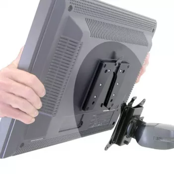 Suporte LCD Ergotron Quick Release 60-589-060 preto metal