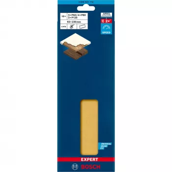 Folha de lixa Bosch EXPERT 2608901112 93x230 mm – conjunto de 10 unidades